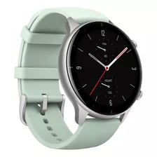 Smartwatch Amazfit Fashion Gtr 2e 1.39 Caixa 46.5mm De Liga De Alumínio Prateada, Pulseira Matcha Green A2023