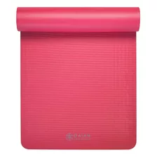 Mat Yoga Fitnes Gaiam 10mm C/correa Premium Ecológico El Rey Color Rosa