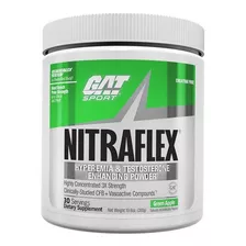 Nitraflex Pre Work Gat 30 Servicios.- Pre Entreno + Test Sabor Manzana Verde