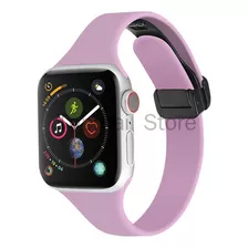 Pulseira Para Apple Watch, Pulseira De Silicone Ultramagnéti