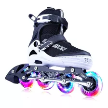 Patines Inline Skates - Mod 306 - Bk - Tallas 31-32-33