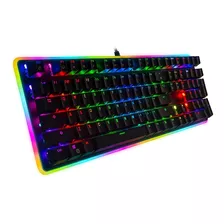 Rosewill Teclado Mecánico Gaming Rgb Led Brown Switch Inglés