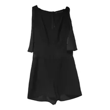 Enterito Zara Mujer Negro De Fiesta Talle Xs Impecable