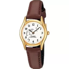 Reloj Casio Ltp1094 7b9 Mujer Correa Piel Marrón 