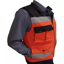 Chaleco De Seguridad Industrial Ligero Gabardina