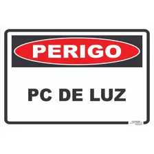 Placa De Sinalização | Perigo | Vários Tipos Modelos | 30x20