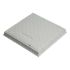 Tampa Pvc 40x40 Caixa Esgoto Gordura Elétrica Simples Branca