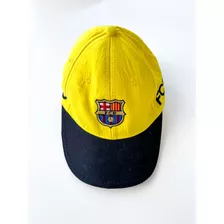 Gorra Visera Barcelona Amarrilla Y Negro Talle 4años No Gap 