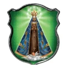Emblema Alto Relevo 3d Em Escudo Nossa Senhora Aparecida