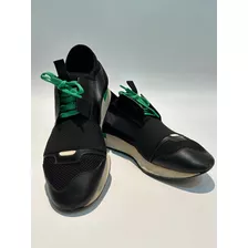 Tenis Balenciaga Race Runner 40 Couro Neoprenecom Dustbag