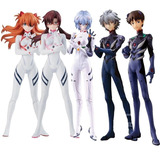 Evangelion Figuras, Ikari, Shinji, Asuka, Ayanami, Rei.
