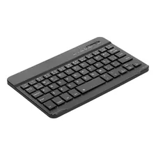 Mini Teclado Inalámbrico Bluetooth Recargable 7 Pulgadas Color Del Teclado Negro Idioma Español Latinoamérica