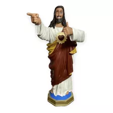 Estátua Jesus Maneiro Em Resina 31cm 