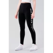 Calça Legging Hollister Preto Logo