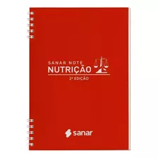 Livro Sanar Note Nutrição - Guia De Bolso Do Nutricionista