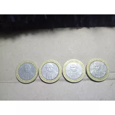 Monedas De 100 Pesos Con Fallas 2001. 2005. 2006 Y 2006 