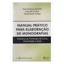 Manual Prático Para Elaboração De Monogr Ana Cristina De Fa