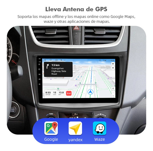 Estreo 6+128gb Qled Carplay Para Suzuki Swift 2010-2017 Gps Foto 6