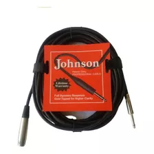 Cable Para Microfono Canon - Plug Profesional Jhonson 