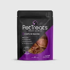 Petisco Natural P/ Cachorro Pet Treats Chips De Bacon 4un