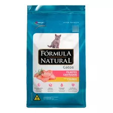 Ração Gatos Formula Natural Filhotes Castrado Frango 7kg