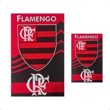 Kit 3 Toalhinhas Flamengo Time Futebol Mão Rosto Escolar