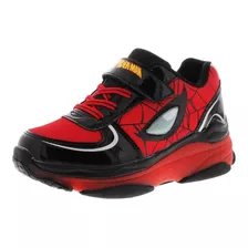 Tenis Con Imaginacion Patin 62250 Negro Rojo Spiderman Patin