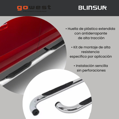 Estribos Redondos Jeep Grand Cherokee Suv 1999 - 2004 Inox Foto 3