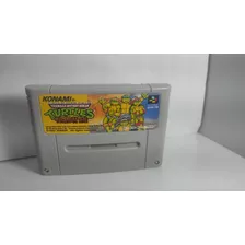 Turtles In Time Tartaruga Ninja 4 Original Snes Super Famico