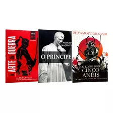 Kit A Arte Da Guerra + O Príncipe + O Livro Dos Cinco Anéis