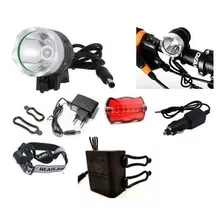 Farol Bicicleta/bike/lanterna /cabeça/cree T6 /320000 Lumens Cor Preto