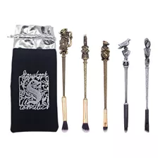 Set 5 Brochas Y Pinceles Para Maquillaje Harry Potter