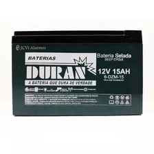 Kit 4 Baterias Duran 12v 15ah-ciclo Profundo- 6-dzm-12