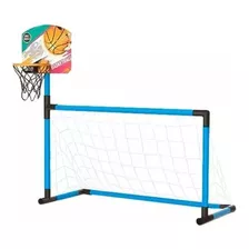 Arco De Futbol Infantil Pvc 70x42cm Con Aro De Basketball