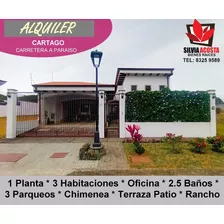  Alquiler Casa En Cartago Carretera A Paraiso