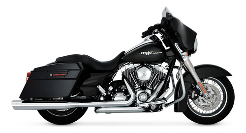 Escape V\u0026h Cromo Dresser Duals Harley Touring 2009 (headers) Foto 4