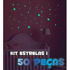 Adesivos Que Brilham No Escuro - 50 Estrelas - Frete Grátis