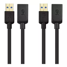 Cable Matters 2 Pack Superspeed ??usb 30 Tipo A Cable De Ext