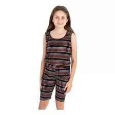 Conjunto Niña Deportivo Estampado Calza Musculosa Cn2