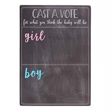 Juvale Baby Gender Reveal Board With Stand And Voting Sticke