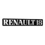 Emblema Renault 18 Auto Clasico Placa Metal