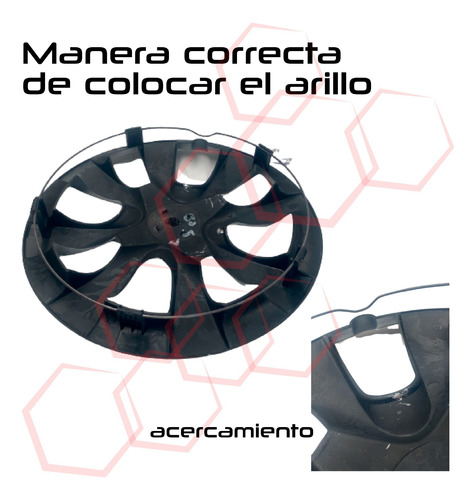 Tapones Polveras Gris Rin 15 Yaris Toyota Envio Gratis Foto 3