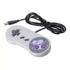 Controle Joystick Usb Super Nintendo Snes P/ Pc + 1000 Jogos