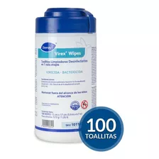 Toallitas Limpiadoras Desinfectantes Virex 1 Bote De 100pz