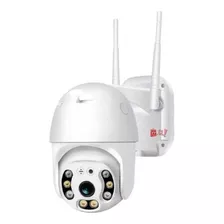 Cámara Smart De Vigilancia 1080p (wifi, Panorámica 270°) Color Blanco