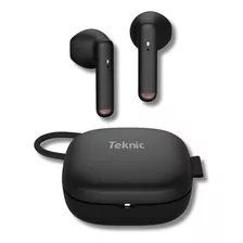 Auriculares Bluetooth Inalambricos Para iPhone Galaxy Teknic Color Negro