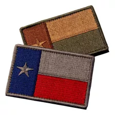 Conjunto De 2 Piezas Parche Táctico Bordado De Texas C...