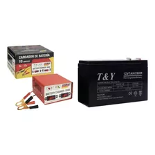 Bateria Para Ups Cargadores Solares 12volt - 7amp + Cargador