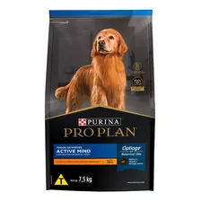 Ração Pro Plan Active Mind Cães Adultos 7+ Sabor Frango 7,5k