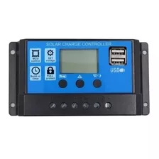 Controlador De Carga Solar 40a, 12/24v, Usb 5v